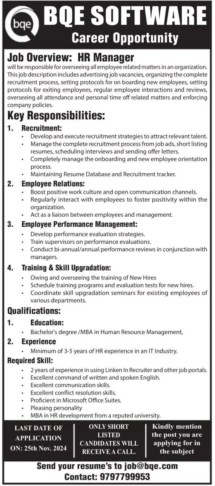 Senior .NET Developer at BQE Software – 5+ Years of Experience Required