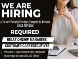 Job Openings: Relationship Managers & Customer Care Executives