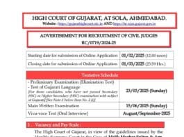 Job Opening: Civil Judges Recruitment at Gujarat High Court