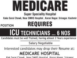 Medicare Super Speciality Hospital Recruitment 2025: Apply for ICU Technicians