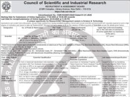 CSIR Recruitment 2025: Apply for Scientist Positions