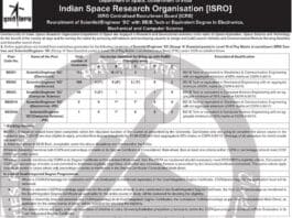 Indian Space Research Organisation (ISRO) Recruitment 2025