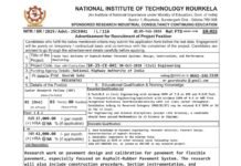 NIT Rourkela Project Recruitment 2026 – Junior Research Fellow (JRF) Job Opening: NIT Rourkela Project Recruitment 2026 – Junior Research Fellow (JRF)
