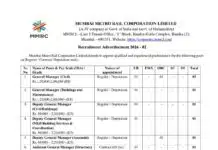 Mumbai Metro Rail Corporation Recruitment 2026 – 24 Manager, Engineer, IT and Finance Posts Mumbai Metro Rail Corporation Recruitment 2026 – 24 Manager, Engineer, IT and Finance Posts