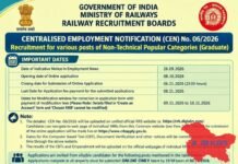 RRB NTPC Graduate Recruitment 2026: 3,548 Vacancies, Apply Online RRB NTPC Graduate Recruitment 2026: 3,548 Vacancies, Apply Online